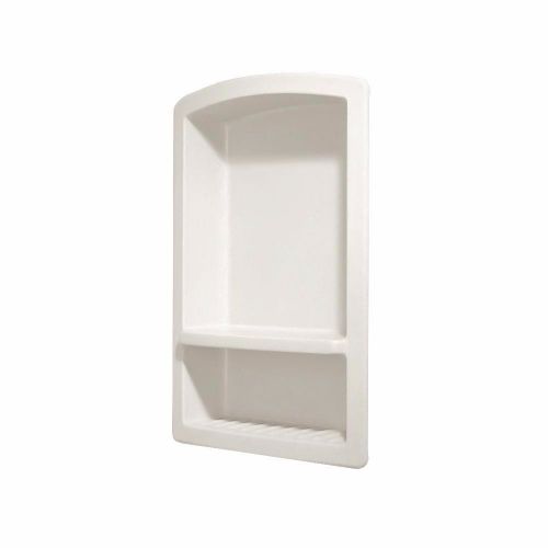  Swan RS02215.018 Solid Surface Single Shower Shelf, 4.3 D x 15 W x 22 H, Bisque