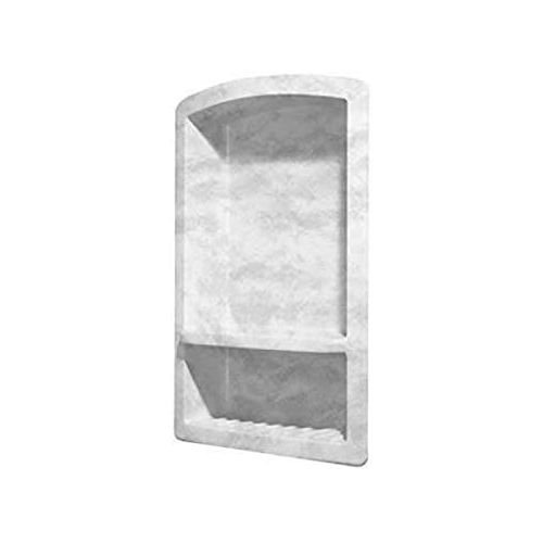  Swan RS02215.130 Solid Surface Single Shower Shelf, 4.3125-in L X 15-in H X 22-in H, Ice