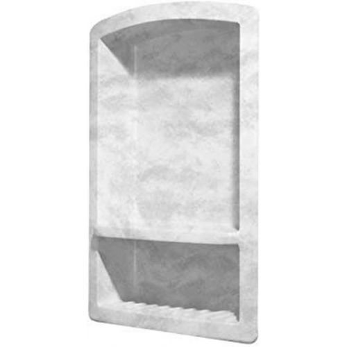  Swan RS02215.130 Solid Surface Single Shower Shelf, 4.3125-in L X 15-in H X 22-in H, Ice