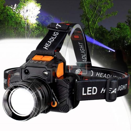  Swanlake Sensor Headlamp, Rechargeable Headlamp，Led Headlamp，Hiking Headlamp，2000 Lumens USB Rechargeable Motion Sensor Head Lamps with Power Bank Function