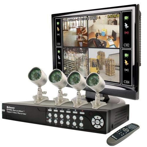  Swann SECURANET-4 Bulldog LCD Combo Kit