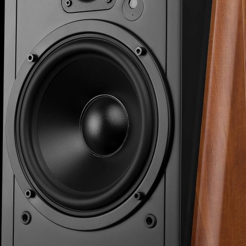  Swan Speakers - M200MKIII+ - Powered 2.0 Bluetooth Bookshelf Speakers - HiFi speakers - 1.1 Dome Tweeters - 5.25 Midbass Drivers - Solid Wood Cabinet - Highly Detailed Playback of