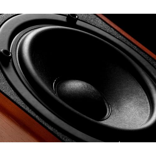  Swans Speakers Swan Speakers - M20-5.1 - 5.1 Powered Bookshelf Speakers - Wooden Cabinets - 65W RMS 8 Subwoofer - Powerful Bass - Compact Luxurious Home Theater - Remote Control