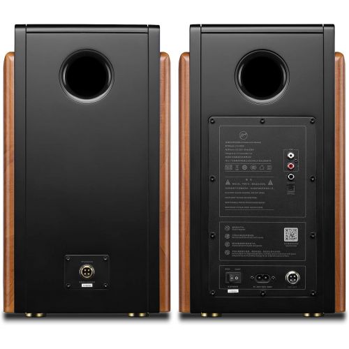  Swan Speakers Swans Speakers - M200MKII Wifi - Powered Bluetooth Bookshelf Speakers - CES Award Winner - Wooden Enclosure - 2 Year Warranty - RMS 80 Watts