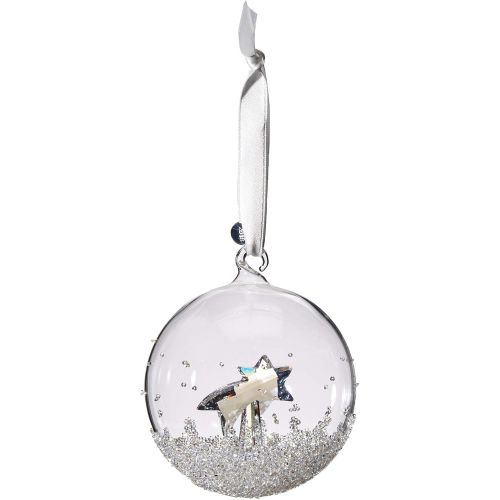 스와로브스키 Swarovski Christmas Ball Ornament, A. E. 2018, Frosted Crystal