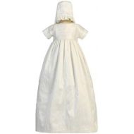 Swea Pea & Lilli Baby-Girls Silk Heirloom Family Gown With Two Hats