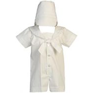 Swea Pea & Lilli White Sailor Poly-cotton Outfit for Christening Baptism and Special Occasion