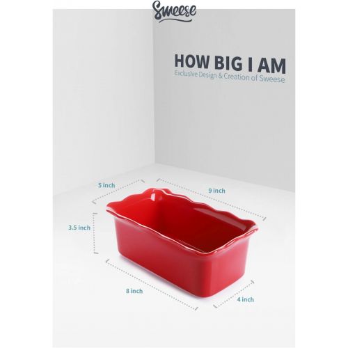  [아마존베스트]Sweese 519.103 Porcelain loaf pan for Baking, Non-Stick Bread Pan Cake Pan, Perfect for Bread and Meat, 9 x 5 inches, Navy