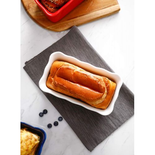  [아마존베스트]Sweese 519.103 Porcelain loaf pan for Baking, Non-Stick Bread Pan Cake Pan, Perfect for Bread and Meat, 9 x 5 inches, Navy