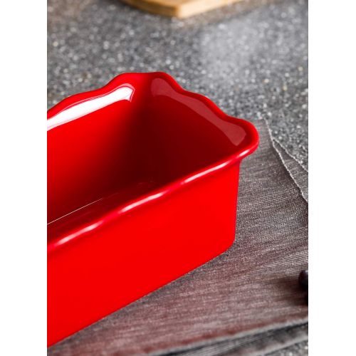  [아마존베스트]Sweese 519.103 Porcelain loaf pan for Baking, Non-Stick Bread Pan Cake Pan, Perfect for Bread and Meat, 9 x 5 inches, Navy