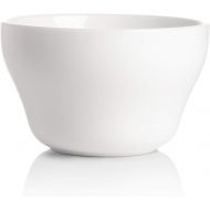 [아마존베스트]Sweese Porcelain 107.000 Bouillon Cup - 8 Ounce Dessert Bowl for Cottage Cheese, Fruit, Crackers, Salsa, Little Size Dishes - Set of 1, White
