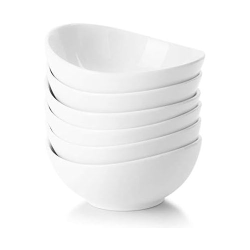  [아마존베스트]Sweese 123.001 Porcelain Mini Bowls - 4 Ounce for Dipping Sauces, Small Side Dishes - Set of 6, White