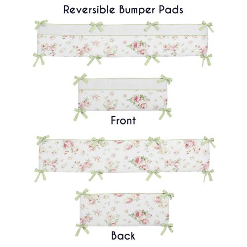  Sweet Jojo Designs Rileys Roses 9-piece Crib Bedding Set by Sweet Jojo Designs