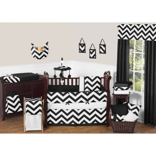  Sweet Jojo Designs Chevron 9-piece Crib Bedding Set by Sweet Jojo Designs