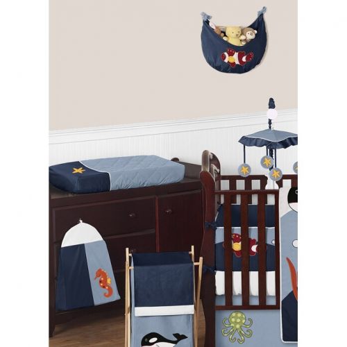  Sweet Jojo Designs Ocean Blue 9-piece Crib Bedding Set by Sweet Jojo Designs