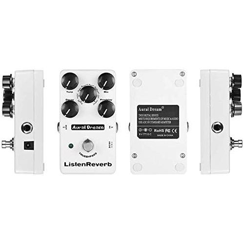  [아마존베스트]Sweet Effect pedal 8 effects reverberation current is only 50 mA aluminium alloy case real bypass guitar pedal