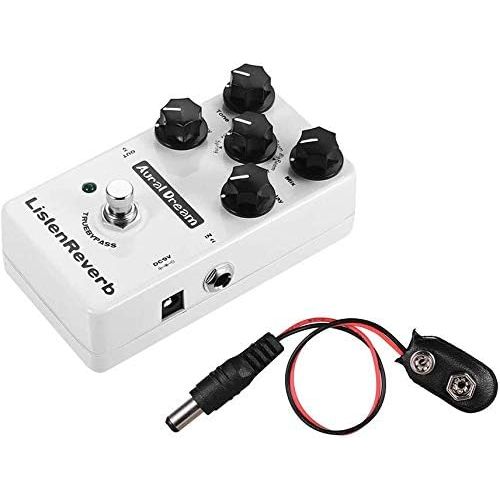  [아마존베스트]Sweet Effect pedal 8 effects reverberation current is only 50 mA aluminium alloy case real bypass guitar pedal