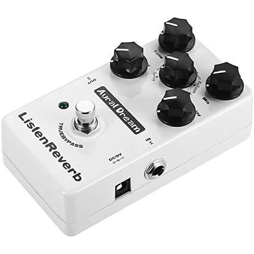  [아마존베스트]Sweet Effect pedal 8 effects reverberation current is only 50 mA aluminium alloy case real bypass guitar pedal