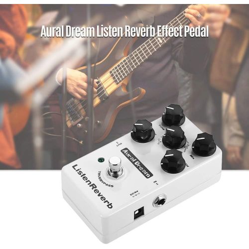  [아마존베스트]Sweet Effect pedal 8 effects reverberation current is only 50 mA aluminium alloy case real bypass guitar pedal