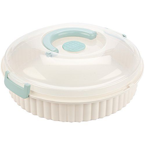  Sweet Creations, vented, locking multi purpose pie carrier, cookies, party platter: Kitchen & Dining