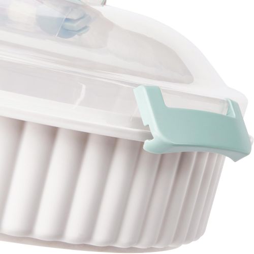  Sweet Creations, vented, locking multi purpose pie carrier, cookies, party platter: Kitchen & Dining