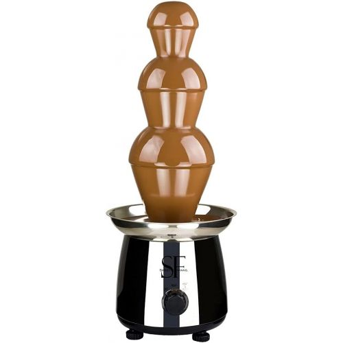  [아마존베스트]Sweet Fountains 22 Entertainer Home Stainless Steel Chocolate Fountain with Chocolate (3.5 Lbs.)