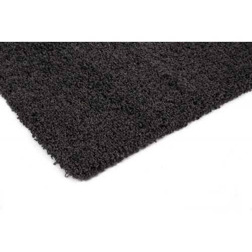  Sweet Home Cozy Shag Collection Charcoal Grey Solid Shag Rug (710 X 910 Contemporary Living and Bedroom Soft Shaggy Area Rug