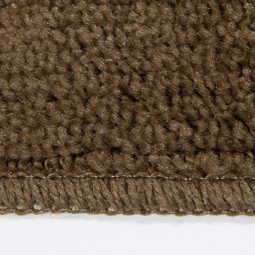  Sweet Home Stores Sweethome Stores Non-Slip Shag Carpet Stair Treads, (9X26)-7 Pack- Brown Solid