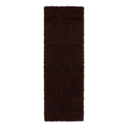  Sweet Home Stores Cozy Shag Collection Solid Contemporary Living and Bedroom Soft Shaggy Area Rug, 84 L x 60 W, Charcoal Grey