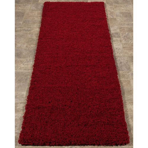  Sweet Home Stores Cozy Shag Collection Solid Contemporary Living and Bedroom Soft Shaggy Area Rug, 84 L x 60 W, Charcoal Grey