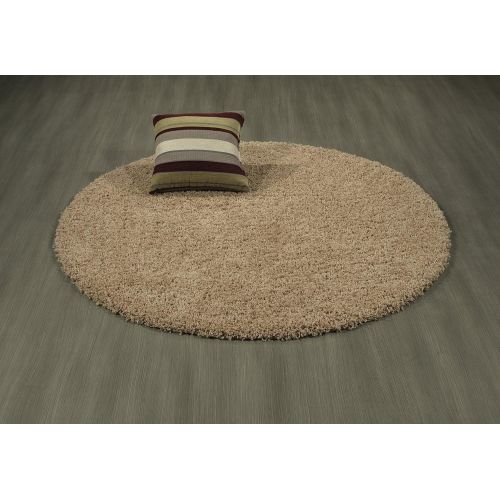  Sweet Home Stores Cozy Shag Collection Solid Contemporary Living and Bedroom Soft Shaggy Area Rug, 84 L x 60 W, Charcoal Grey