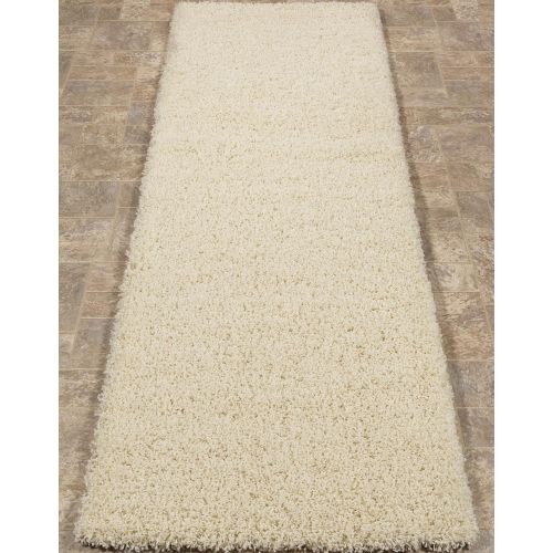  Sweet Home Stores Cozy Shag Collection Solid Contemporary Living and Bedroom Soft Shaggy Area Rug, 84 L x 60 W, Charcoal Grey