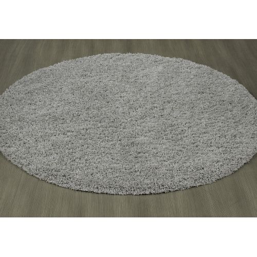  Sweet Home Stores Cozy Shag Collection Solid Contemporary Living and Bedroom Soft Shaggy Area Rug, 84 L x 60 W, Charcoal Grey