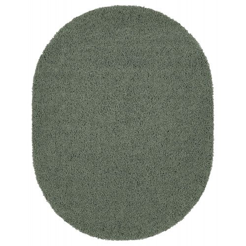  Sweet Home Stores Cozy Shag Collection Solid Contemporary Living and Bedroom Soft Shaggy Area Rug, 84 L x 60 W, Charcoal Grey