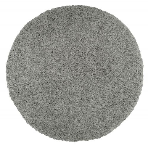  Sweet Home Stores Cozy Shag Collection Solid Contemporary Living and Bedroom Soft Shaggy Area Rug, 84 L x 60 W, Charcoal Grey