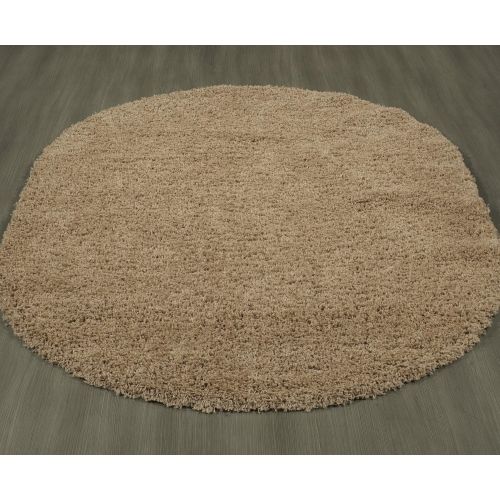  Sweet Home Stores Cozy Shag Collection Solid Contemporary Living and Bedroom Soft Shaggy Area Rug, 84 L x 60 W, Charcoal Grey