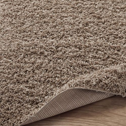  Sweet Home Stores Cozy Shag Collection Solid Contemporary Living and Bedroom Soft Shaggy Area Rug, 84 L x 60 W, Charcoal Grey