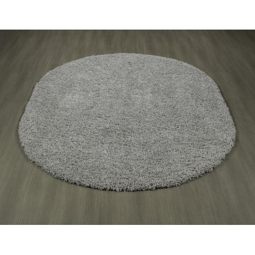  Sweet Home Stores Cozy Shag Collection Solid Contemporary Living and Bedroom Soft Shaggy Area Rug, 84 L x 60 W, Charcoal Grey