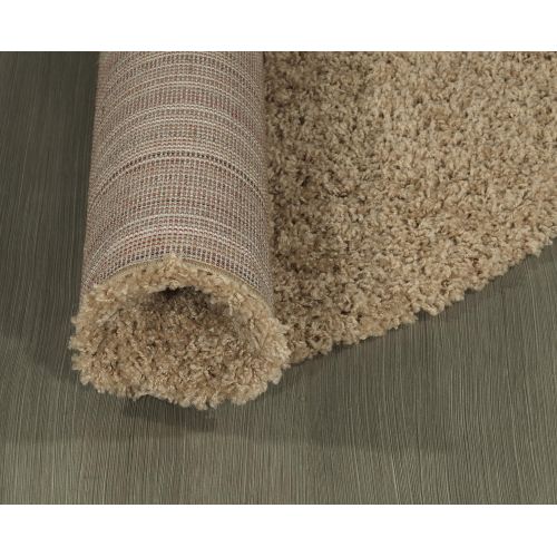  Sweet Home Stores Cozy Shag Collection Solid Contemporary Living and Bedroom Soft Shaggy Area Rug, 84 L x 60 W, Charcoal Grey