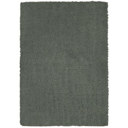  Sweet Home Stores Cozy Shag Collection Solid Contemporary Living and Bedroom Soft Shaggy Area Rug, 84 L x 60 W, Charcoal Grey