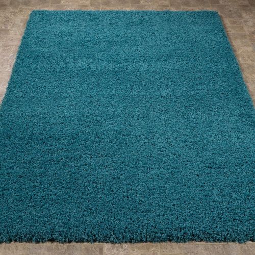  Sweet Home Stores Cozy Shag Collection Solid Contemporary Living and Bedroom Soft Shaggy Area Rug, 84 L x 60 W, Charcoal Grey