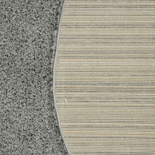  Sweet Home Stores Cozy Shag Collection Solid Contemporary Living and Bedroom Soft Shaggy Area Rug, 84 L x 60 W, Charcoal Grey