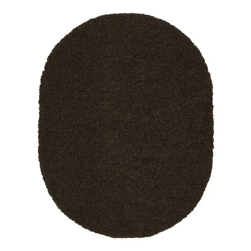  Sweet Home Stores Cozy Shag Collection Solid Contemporary Living and Bedroom Soft Shaggy Area Rug, 84 L x 60 W, Charcoal Grey