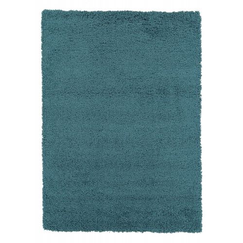  Sweet Home Stores Cozy Shag Collection Solid Contemporary Living and Bedroom Soft Shaggy Area Rug, 84 L x 60 W, Charcoal Grey