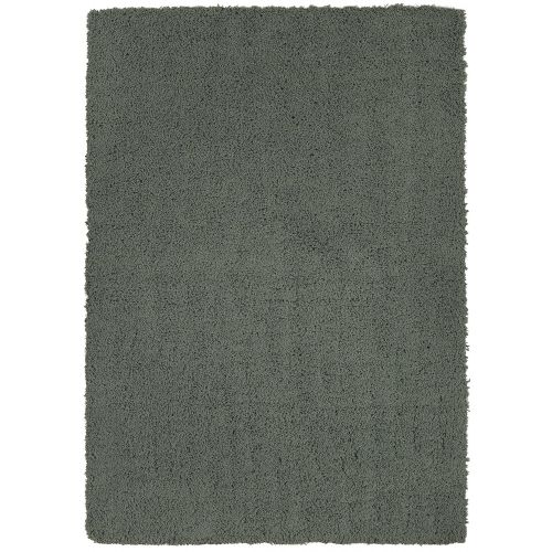  Sweet Home Stores Cozy Shag Collection Solid Contemporary Living and Bedroom Soft Shaggy Area Rug, 84 L x 60 W, Charcoal Grey