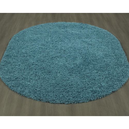  Sweet Home Stores Cozy Shag Collection Solid Contemporary Living and Bedroom Soft Shaggy Area Rug, 84 L x 60 W, Charcoal Grey