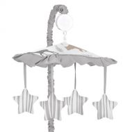 Sweet Jojo Designs Musical Baby Crib Mobile for Blue Grey and White Woodland Animals Collection