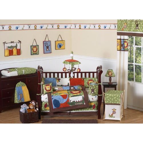  Jungle Time Musical Baby Crib Mobile by Sweet Jojo Designs