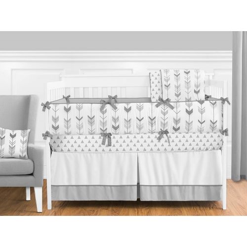  Grey and White Musical Baby Crib Mobile for Woodland Arrow Collection by Sweet Jojo Designs