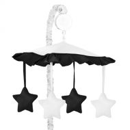White and Black Modern Hotel Musical Baby Crib Mobile by Sweet Jojo Designs